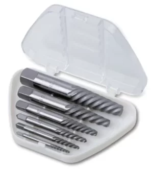 Image of Beta Tools 1430/S5 5pc Screw Stud Tapered Extractor Set in CaseM3-M18 014300105