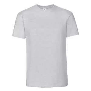 image of Fruit Of The Loom Mens Ringspun Premium T-Shirt (4XL) (Heather Grey)