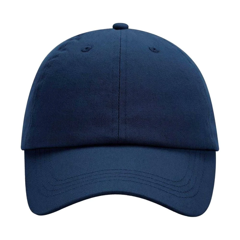 Image of Beechfield Mens 6 Panel Low Profile Baseball Cap in Navy Navy Male One Size
