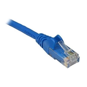 image of 2mtr Scan Blue Cat 5e Snagless Moulded Patch Lead