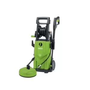 Draper 230V Pressure Washer, 2,200W, 165Bar, Green