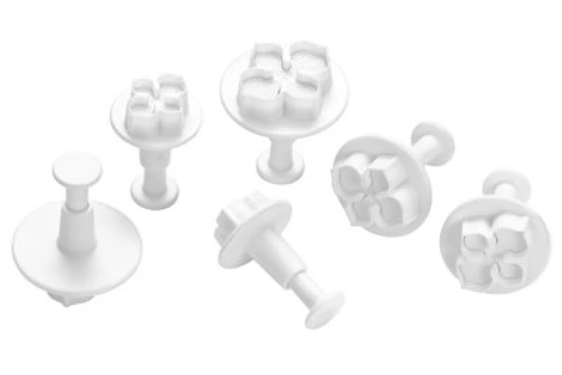 Image of Premier Housewares 6Pc White Flower Cutter Set White