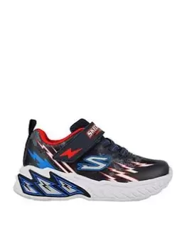 Image of Skechers Girls Light Storm 2.0 Trainers, Navy/Multi, Size 6 Younger