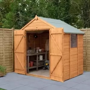 image of Forest 7X5 Apex Dip Treated Shiplap Shed With Floor - Assembly Service Included