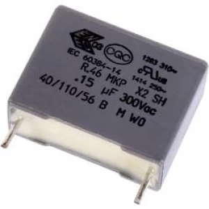 Image of MKP thin film capacitor Radial lead 1 uF 10 22.5mm Kemet R46KN410000N1K