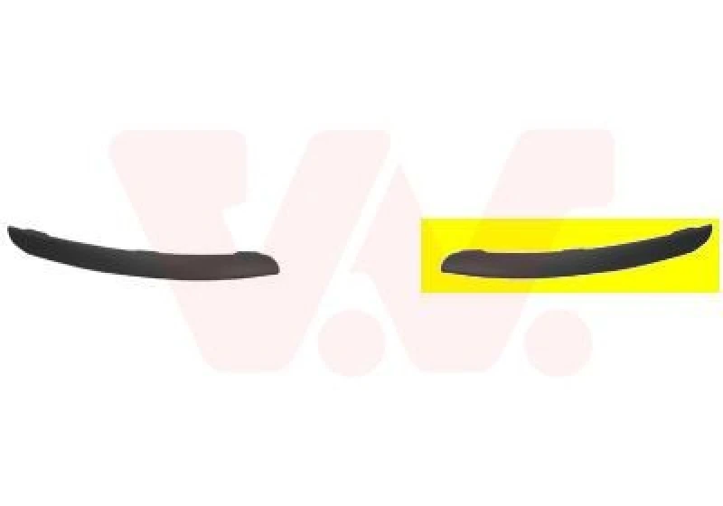 Image of VAN WEZEL Bumper cover VAN WEZEL 3309583