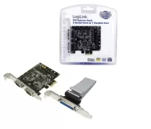 image of LogiLink PC0033 interface cards/adapter Internal Parallel, Serial