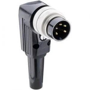 Image of DIN connector Plug right angle Number of pins 12 Silver Lumberg WSV 120