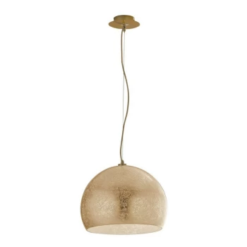Image of Fan Europe Lighting - Fan Europe VANITY 3 Light Dome Pendant Ceiling Light Gold 40x33cm