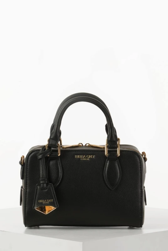 Image of Luella Grey Womens 'Lilian' Barrel Crossbody in Black Female One Size