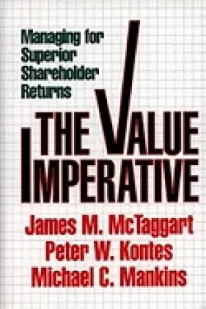 Image of value imperative managing for superior shareholder returns