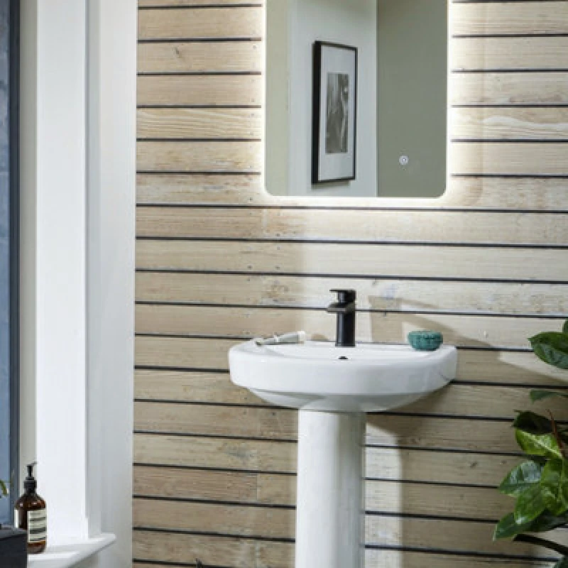 Image of FNX Bathrooms Demist LED Mirror Vertical Potrait Wall Mounted LED Bathroom