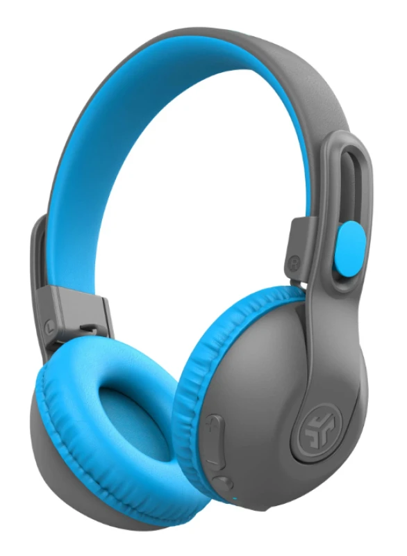 Image of Jlab JLab JBuddies Studio 2 Kids Bluetooth Headphones - Grey/Pink