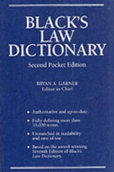 Image of Blacks Law Dictionary by Henry Campbell Black and Bryan a Garner Book
