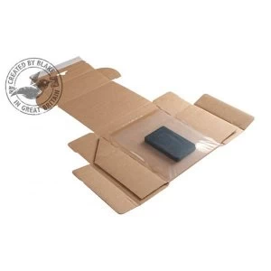 Image of Blake Purely Packaging 300mm x 190mm x 40mm Peel and Seal Super Secure Tamper Evident Postal Box Kraft Pack of 20