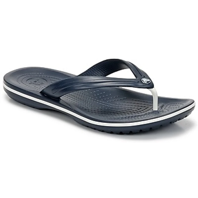 Image of Crocs Unisex Crocband Flips Navy W4/M3