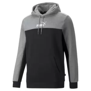 image of Puma Essential Block Hoodie Mens - Black