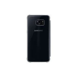 image of Samsung EF-ZG935CBEGWW Clear View Cover for Galaxy S7 edge Black