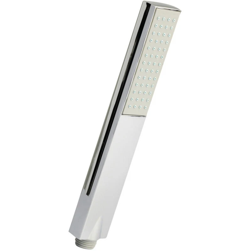Image of HUDSON REED Hudson Reed - Nuie Chrome Rectangular Easyclean Shower Handset - HO306 HO306