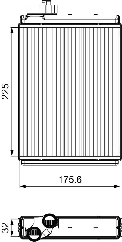 Image of Heater matrix VALEO 811507