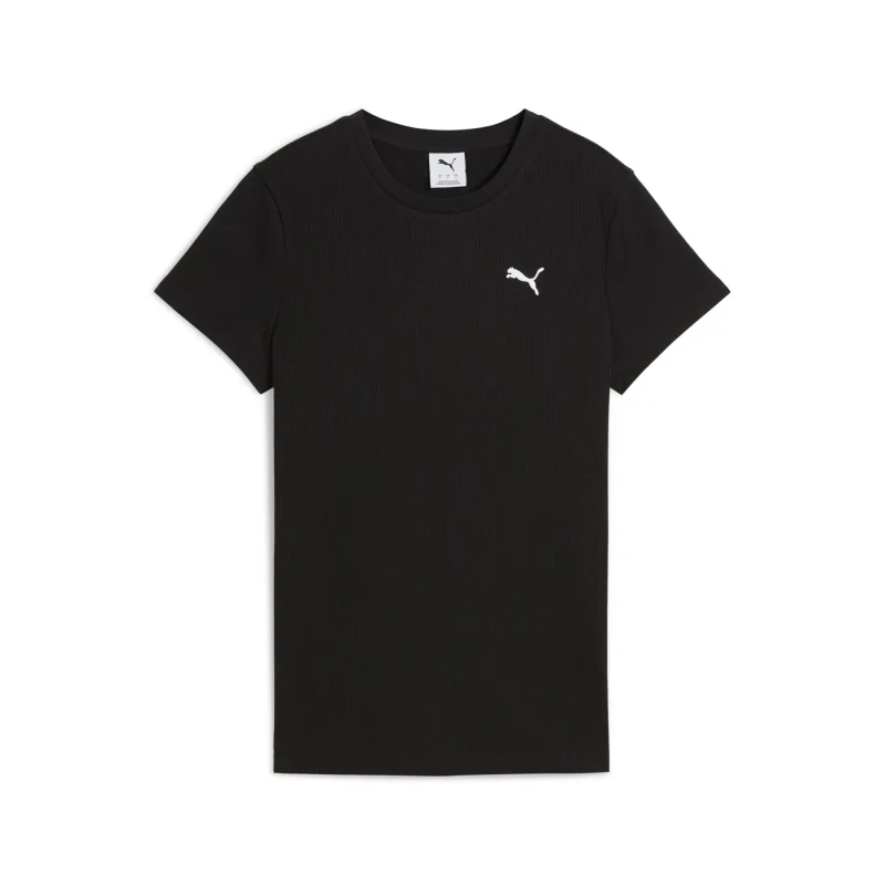 Image of Puma Womens T-Shirt Puma ESS Elevated Noir Female XS