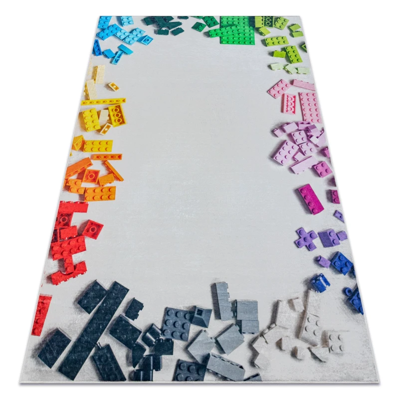 Image of RugsX Bambino Rug in Grey Size: 120cm x 170cm Grey Unisex 120cm x 170 cm