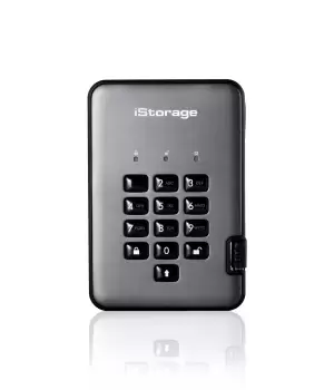 Image of iStorage diskAshur PRO2 256-bit 8TB USB 3.1 FIPS Level 3...