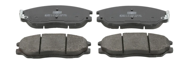 Image of Brake pad set CHAMPION 572518CH