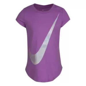 image of Nike Swoosh Rise T Shirt Infant Girls - Pink