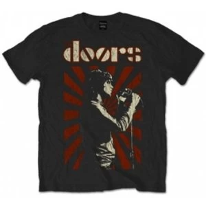 Image of The Doors Lizard King Mens Black T Shirt: Large