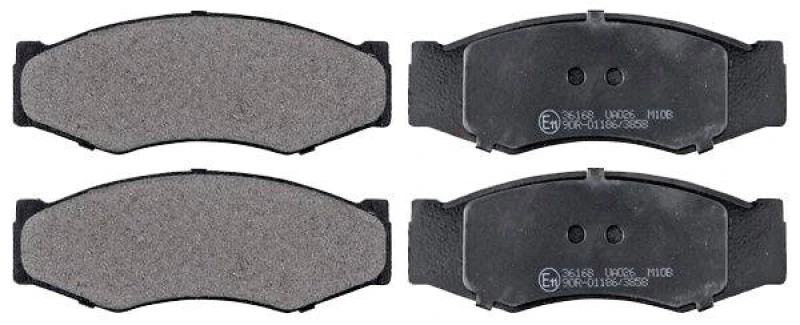 Image of A.B.S. 36168 Brake pad set without integrated wear sensor Brake Pad Set,disc brake (402)