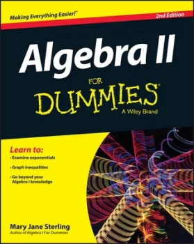Image of Algebra Ii for Dummies by Mary Jane Sterling Book