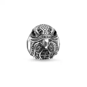 image of Thomas Sabo Silver Zirconia Black Falcon Karma Bead K0181-641-11