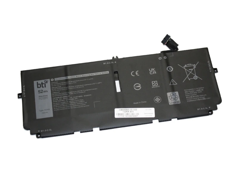 Image of BTI BTI 52Wh 4 cell CN-0WN0N0 compatible battery for DELL XPS 13 (9310) XPS 13 (9300) 722KK-BTI