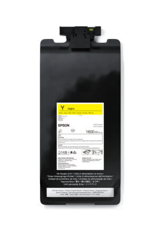 Image of Epson T56F4 Yellow Ink Cartridge - C13T56F400 (Original)