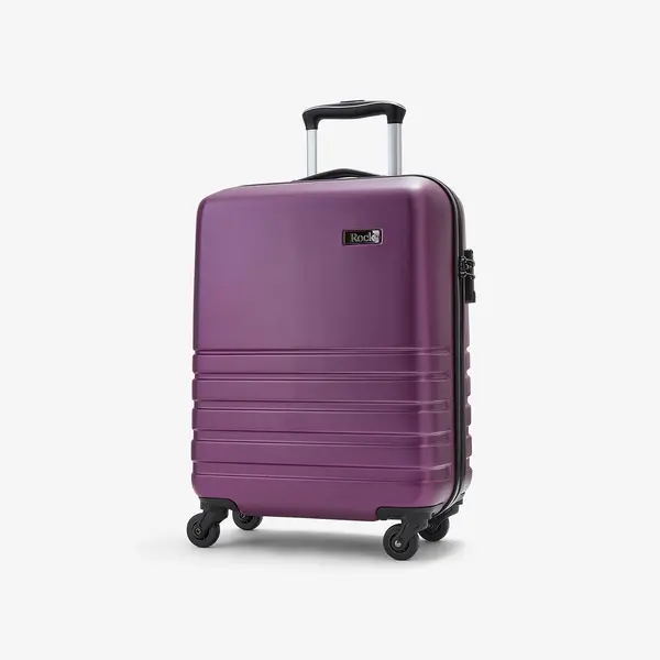 Image of Rock Luggage Byron U9T Small Hardshell Purple Suitcase