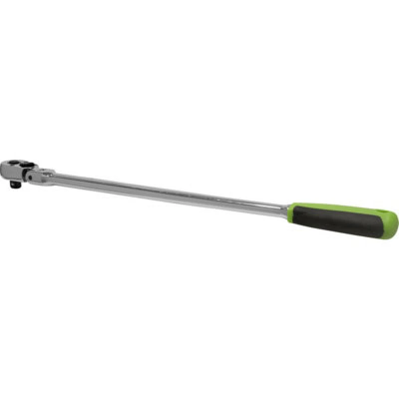 Image of Loops Extra Long 72-Tooth Flip Reverse Ratchet Wrench - 3/8 Inch Sq Drive - Flexi-Head Multi