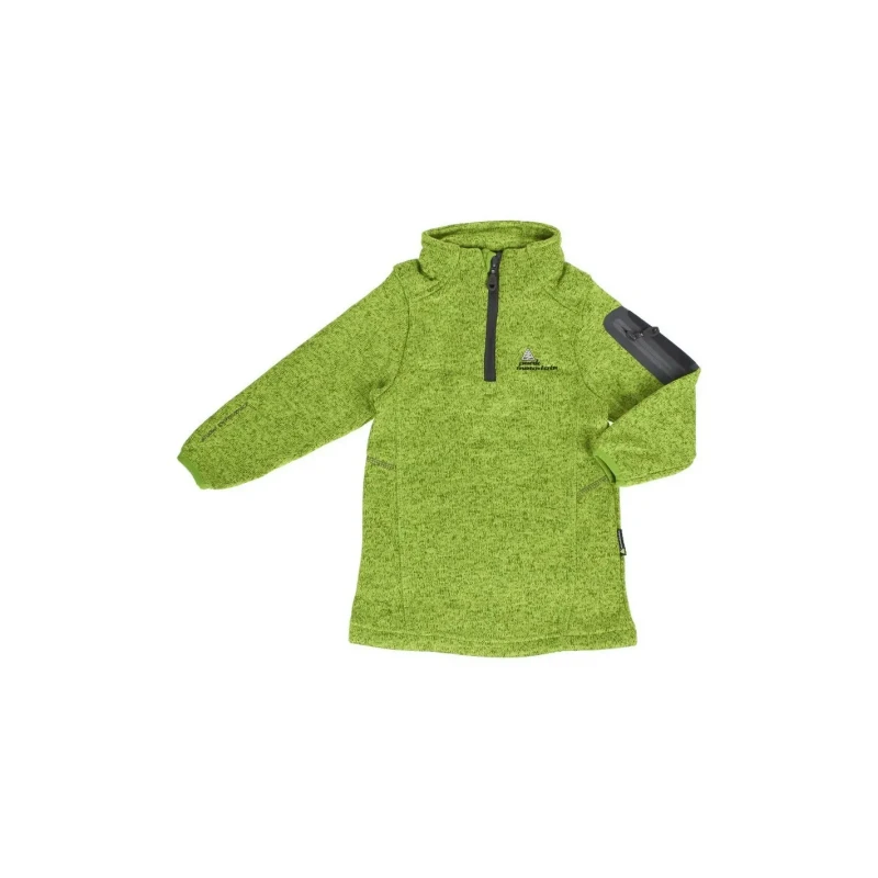 Image of Children's fleece jacket Peak Mountain Ecypa Vert Male 8 ans
