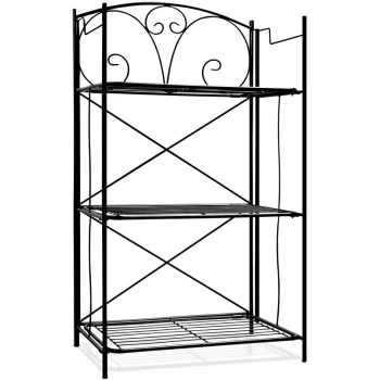 Image of Deuba - Wall Rack Shelf Metal Garden Shelving Plant Pot Display Storage Planter Patio Model 3