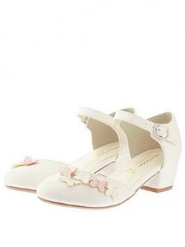 image of Monsoon Girls Lilly Butterfly 2 Part Shoe - Ivory