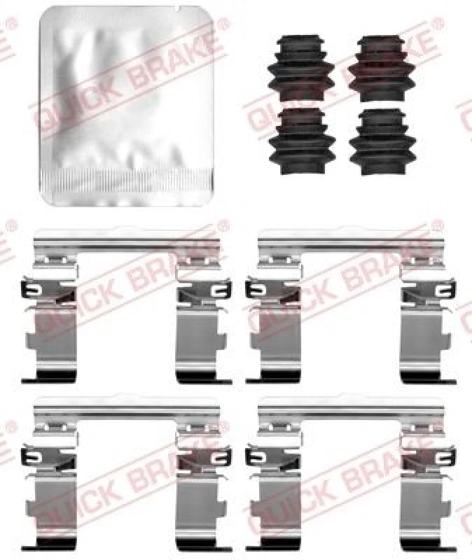 Image of QUICK BRAKE Brake pad fitting kit QUICK BRAKE 109-0178