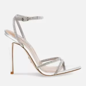 Image of Steve Madden Womens Bryanna Heeled Sandals - Silver - UK 3