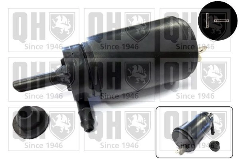 Image of QUINTON HAZELL Windscreen washer pump QUINTON HAZELL QWP004