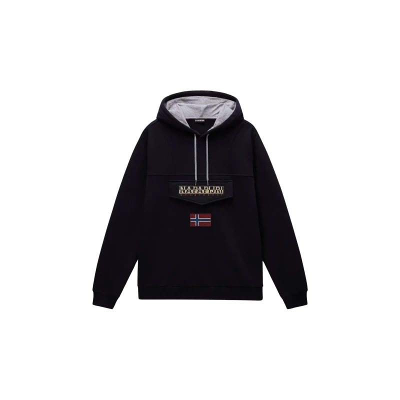 Image of Hooded sweatshirt Napapijri Burgee Wint 4 Noir Male S
