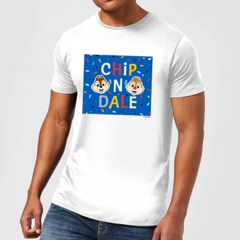 Image of Disney Chip N' Dale Mens T-Shirt - White - XS