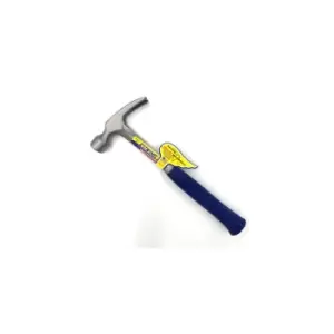 image of 22oz Smooth Face Straight Claw Framing Hammer with Vinyl Grip E3/22SR - Estwing