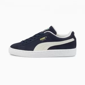 Image of PUMA Suede Classic Xxi Youth Trainers, Peacoat/White Size 5 Shoes