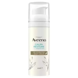 image of Aveeno Calm & Restore Rehydrating Night Cream 50ml