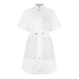 Image of BOSS Dalema Shirt Dress - White
