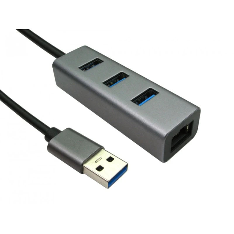 Image of Cables Direct USB3-ETHGIGHUB laptop dock/port replicator USB 3.2 Gen 1